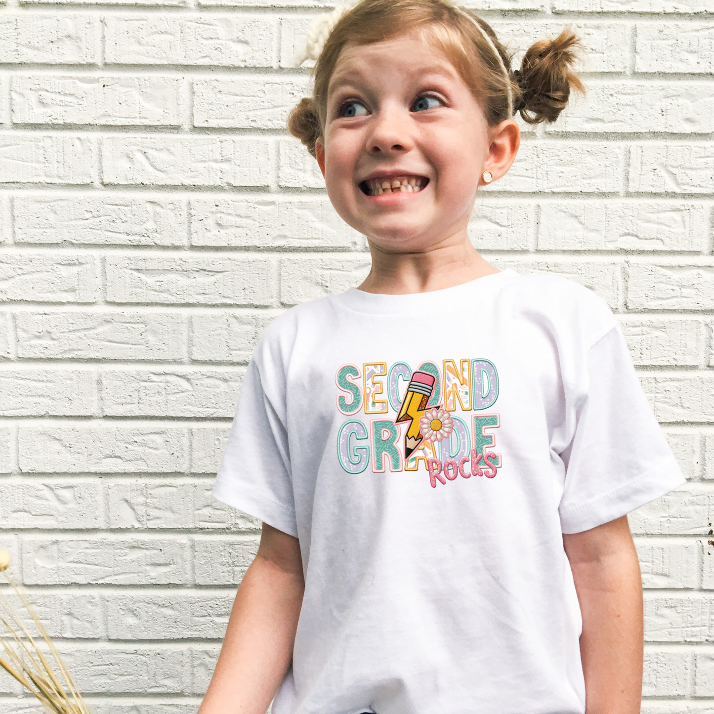 Custom Grade Level Rocks | Back To School Shirt for Girls