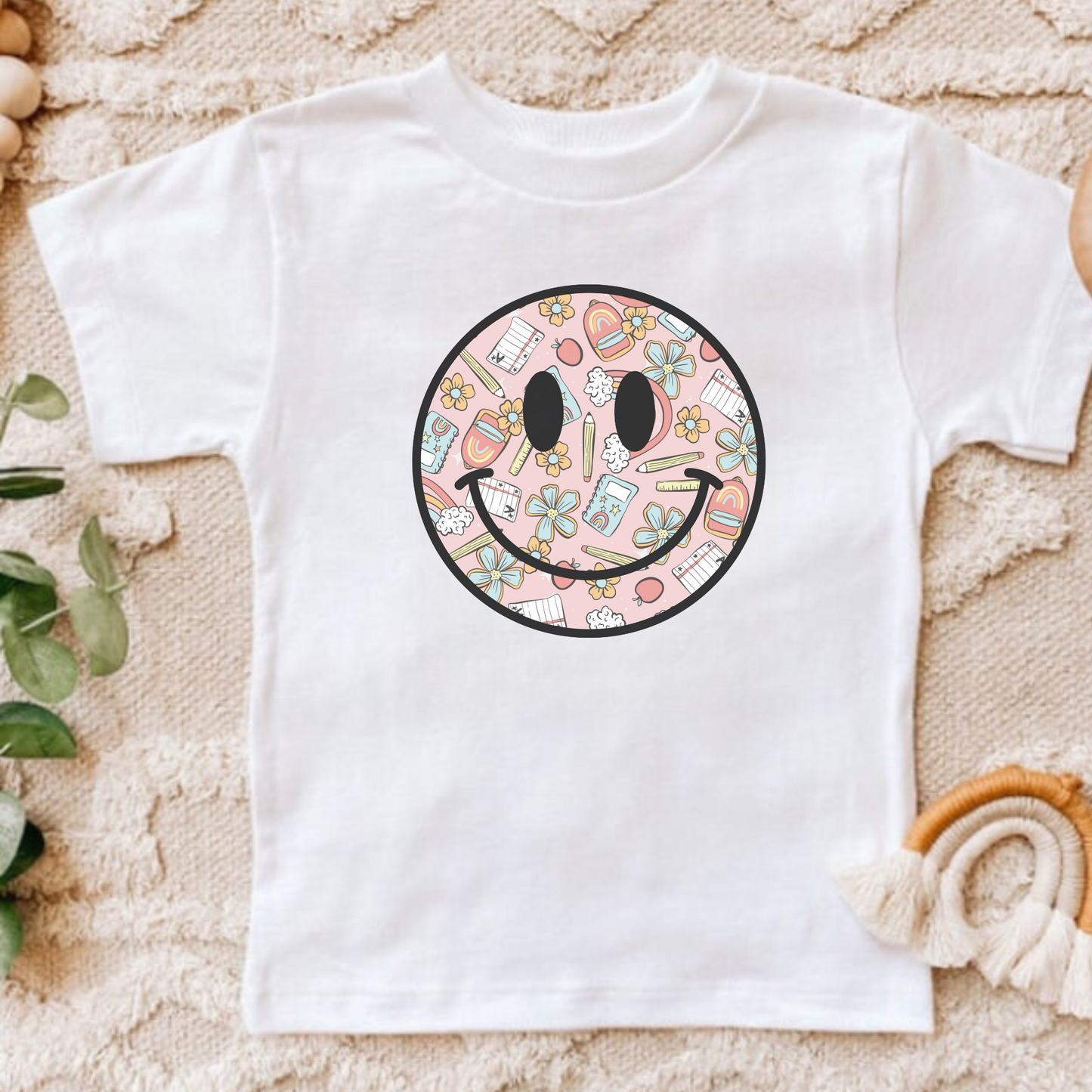 Back to School Happy Face Shirt for Kids