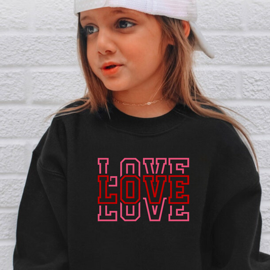 Love Sweatshirt for Girls