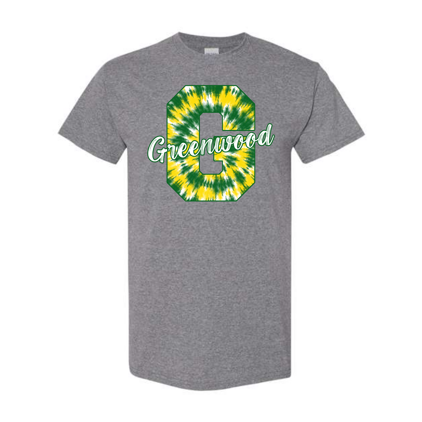 Greenwood Gators Tie Dye Letter Shirt