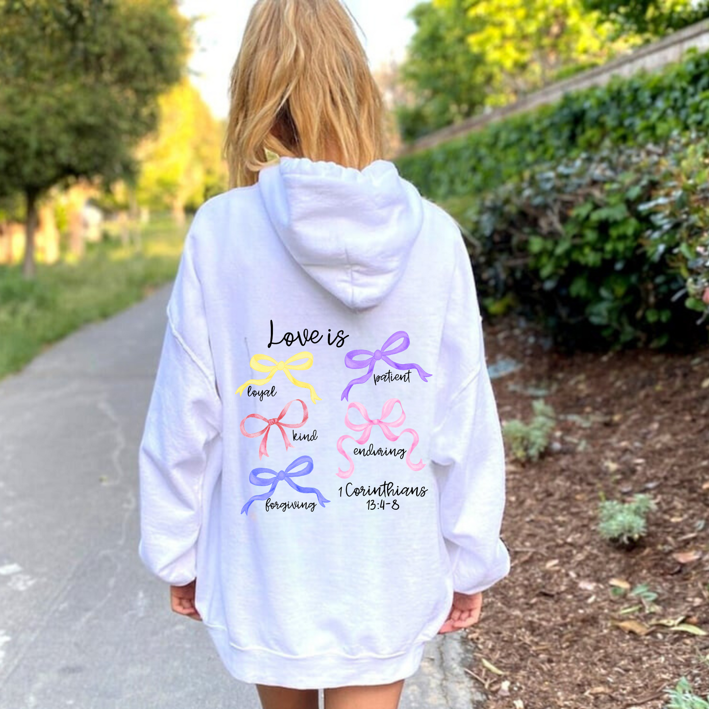 Love Is Bible Verse Hoodie