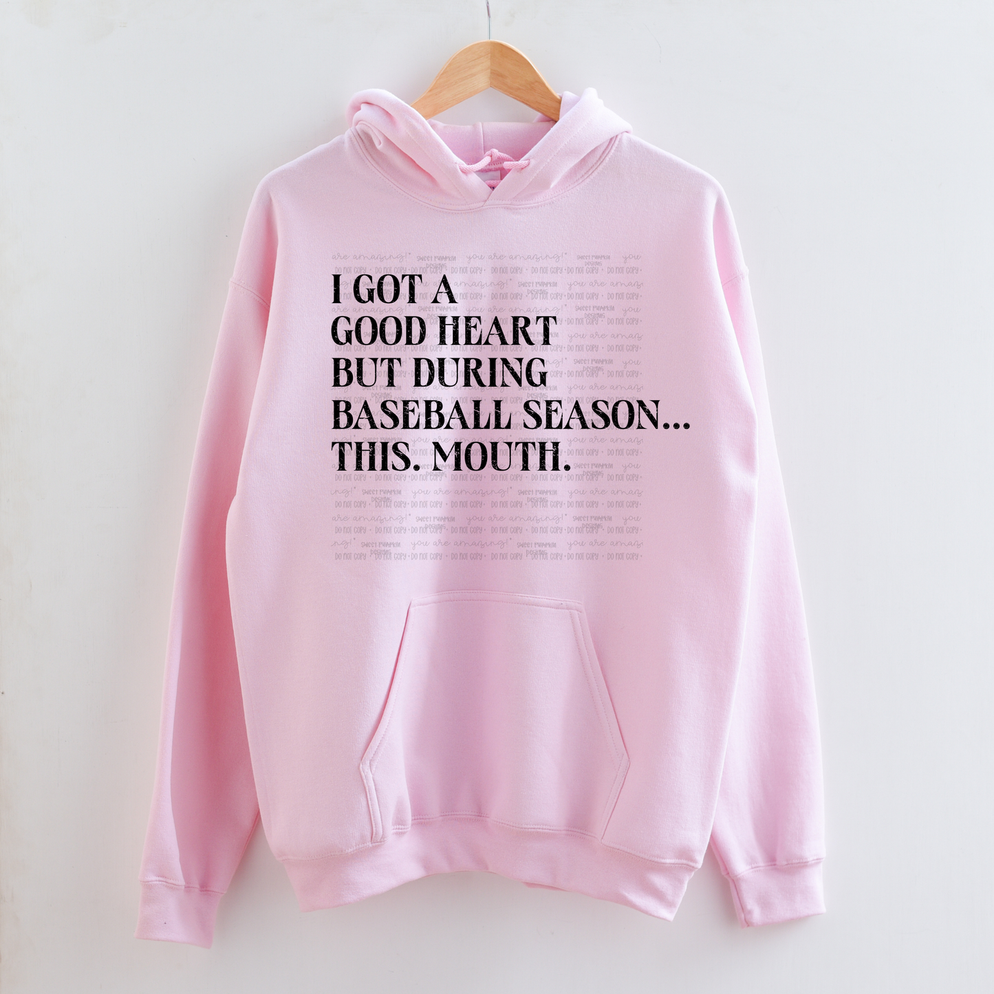 I Got A Good Heart | Funny Baseball Hoodie