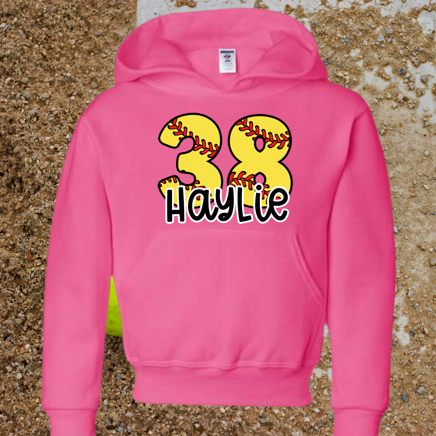 Custom Softball Hoodie for Girls