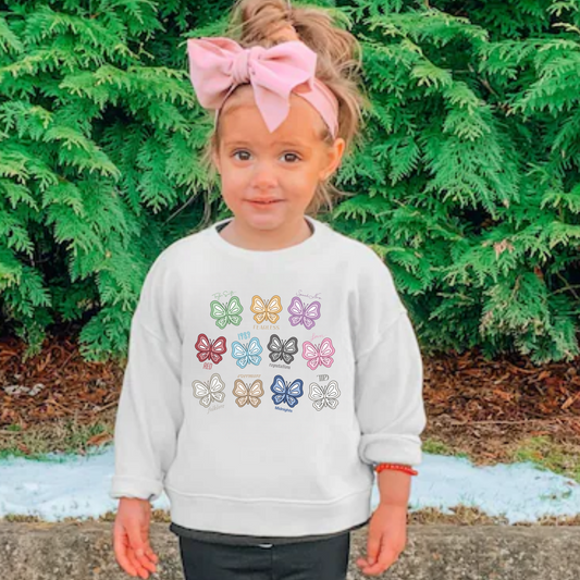 Concert Butterfly Crewneck for Kids