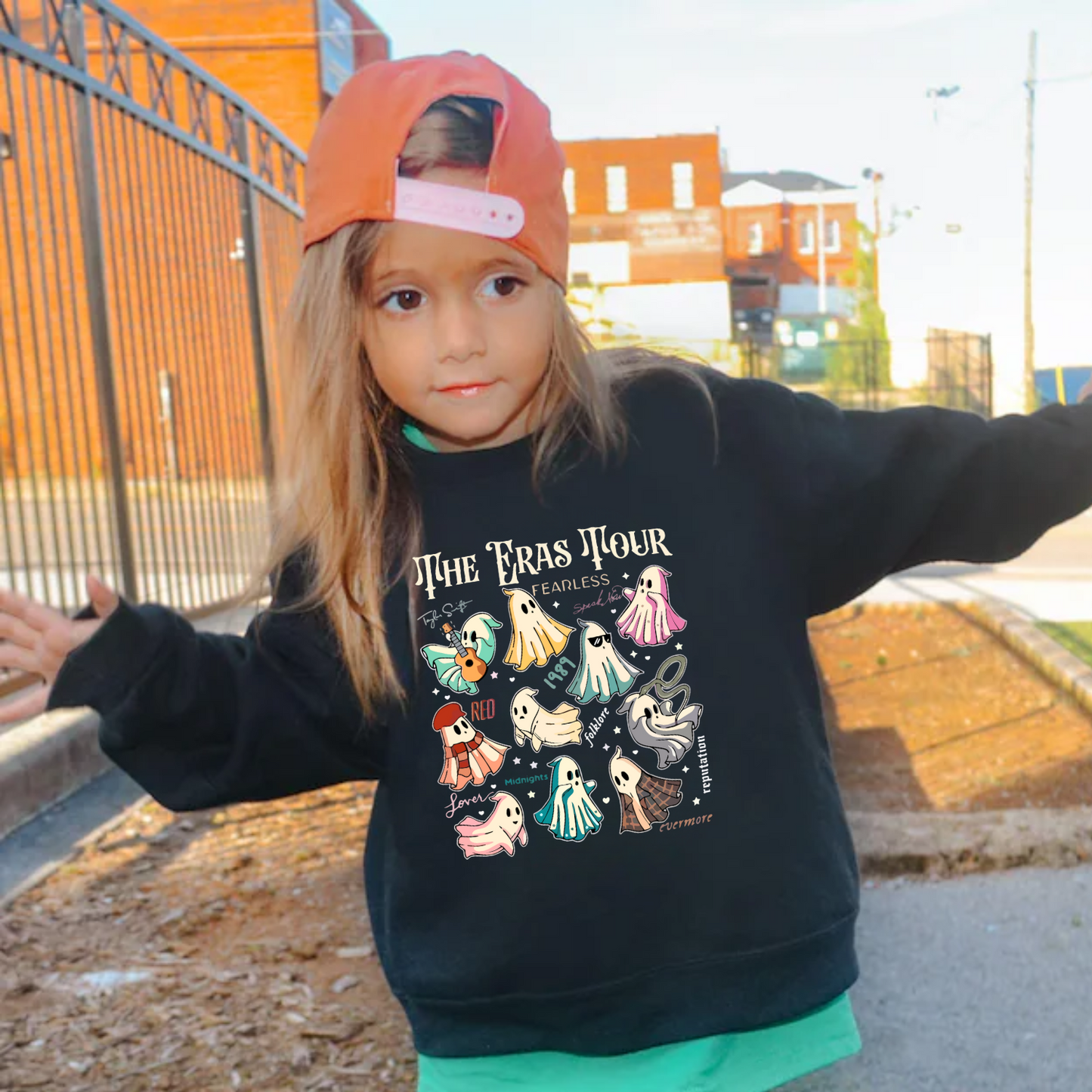 Ghost Tour Crewneck for Kids