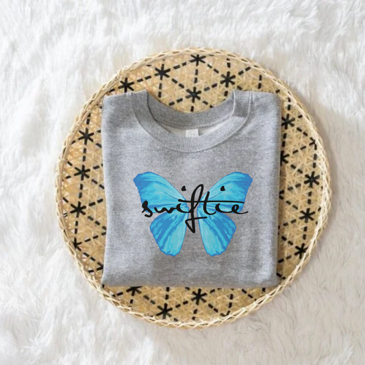 TS Butterfly Crewneck for Kids