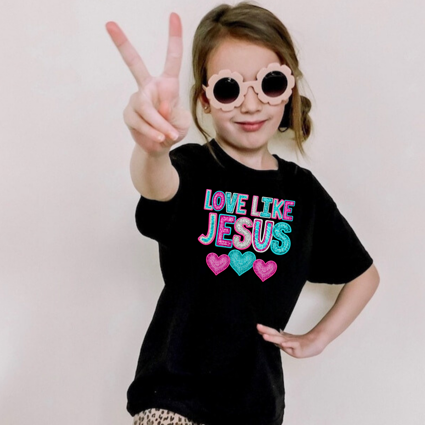 Love Like Jesus | Christian Shirt for Kids