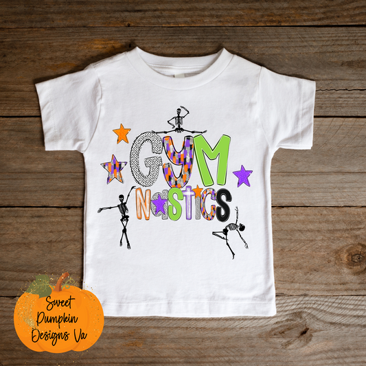 Halloween Gymnastics Shirt for Kids