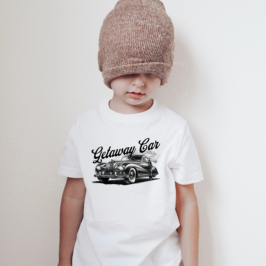 Runaway Car Shirt for Kids