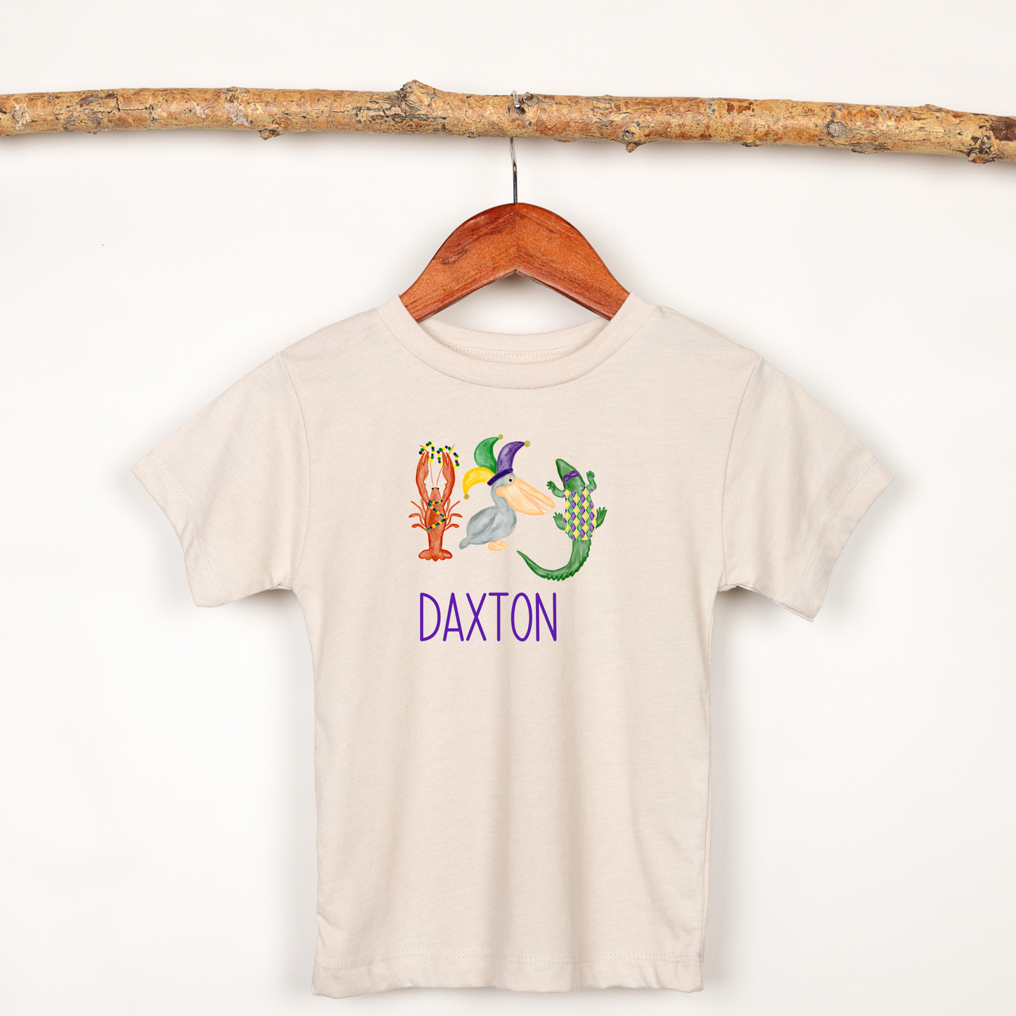 Personalized Mardi Gras Shirt for Kids