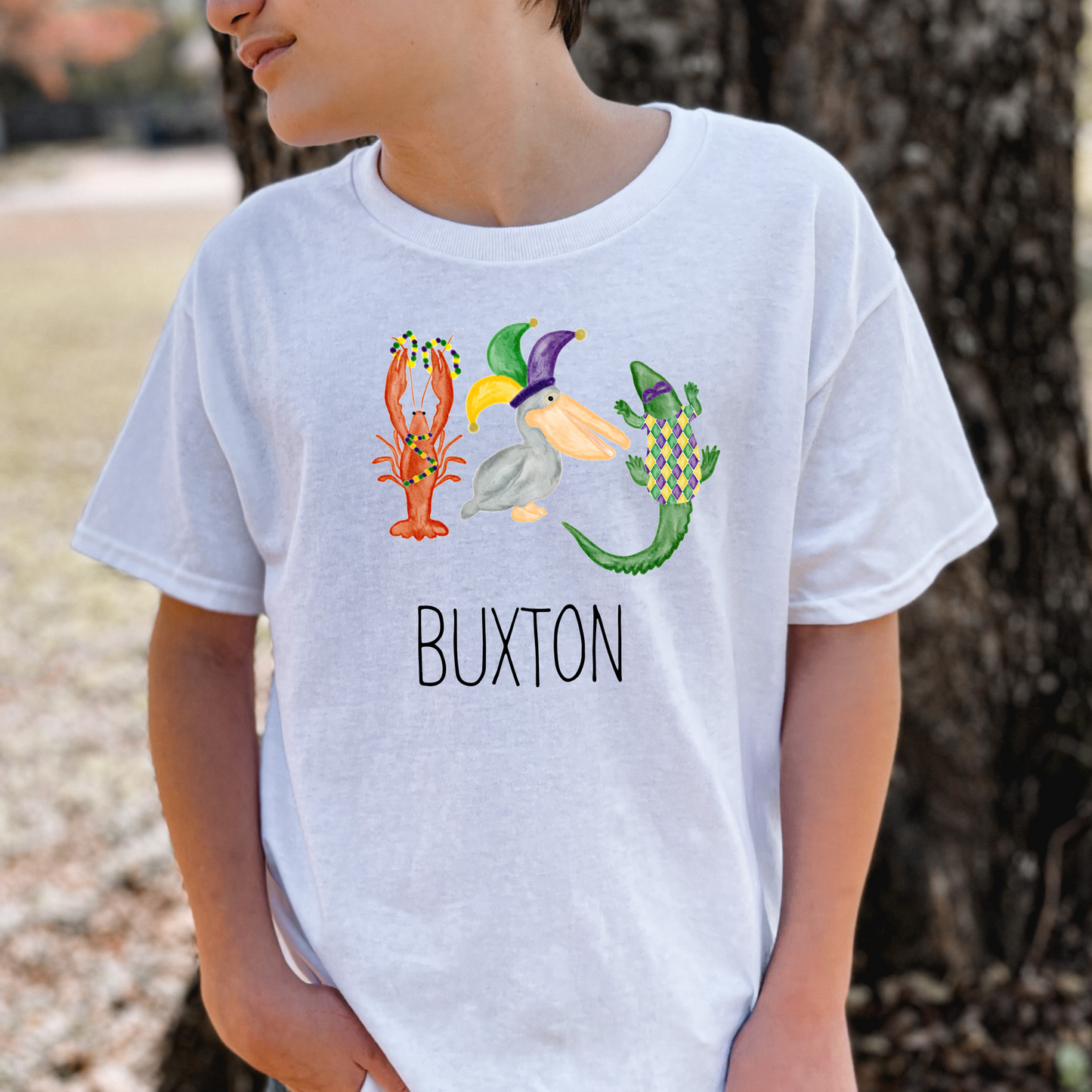 Personalized Mardi Gras Shirt for Kids