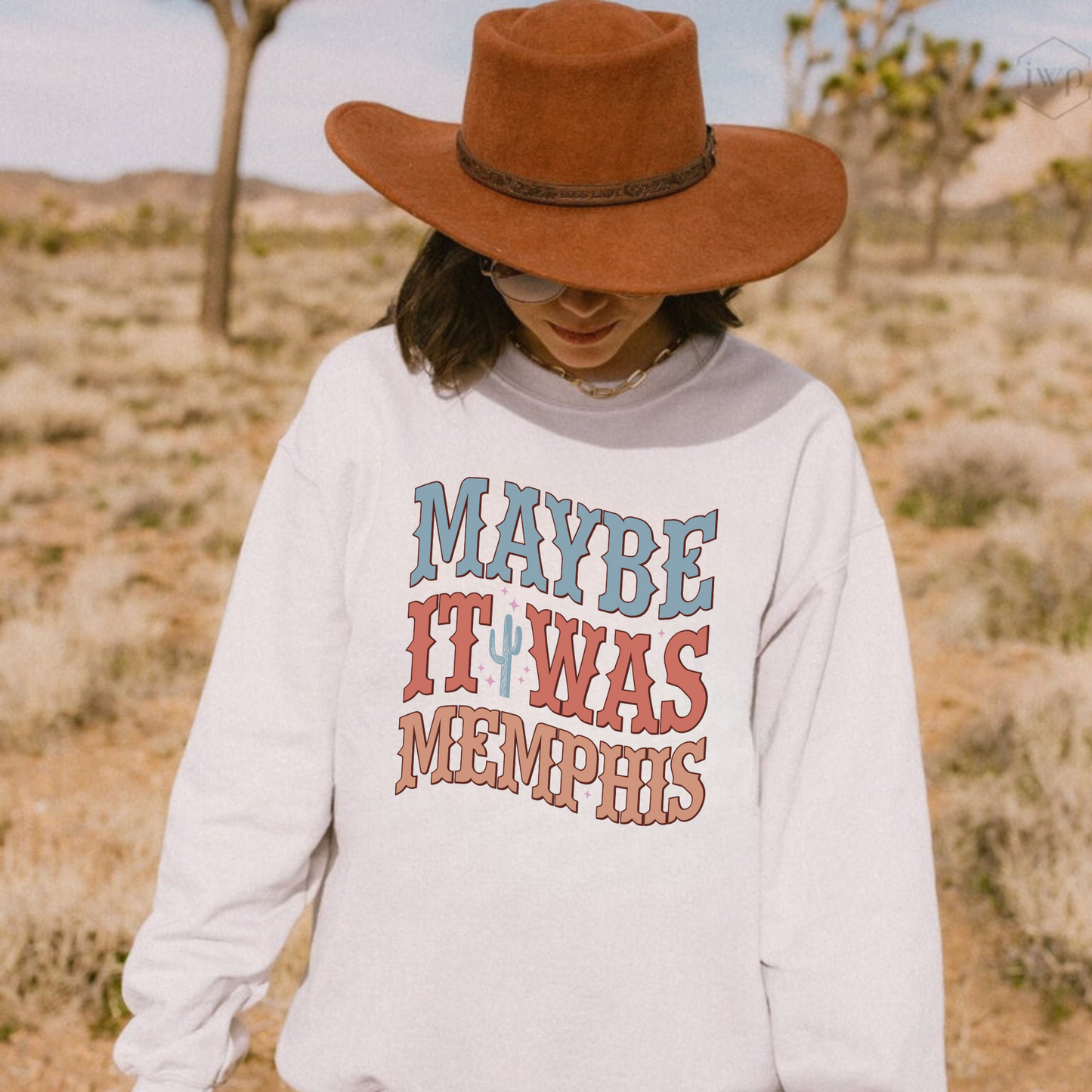 Maybe It Was Memphis Crewneck Sweatshirt