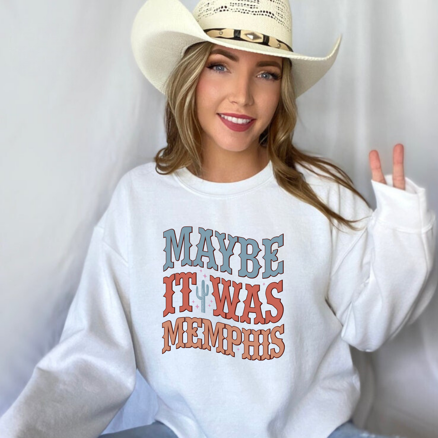 Maybe It Was Memphis Crewneck Sweatshirt