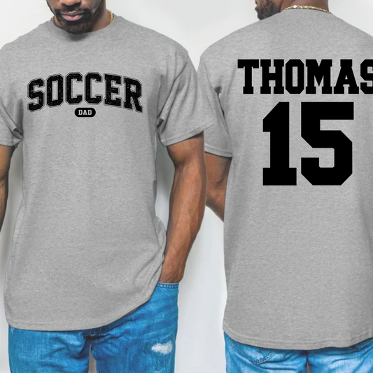 Personalized Soccer Dad Shirt