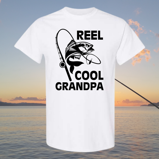 Reel Cool Grandpa | Fishing Shirt for Grandpa