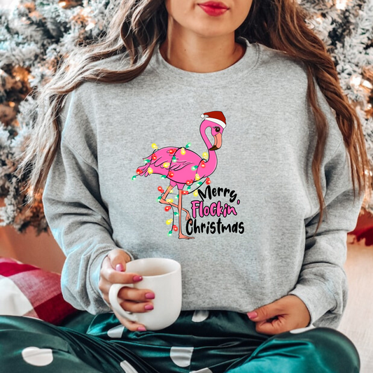 Merry Flocking Christmas Sweatshirt