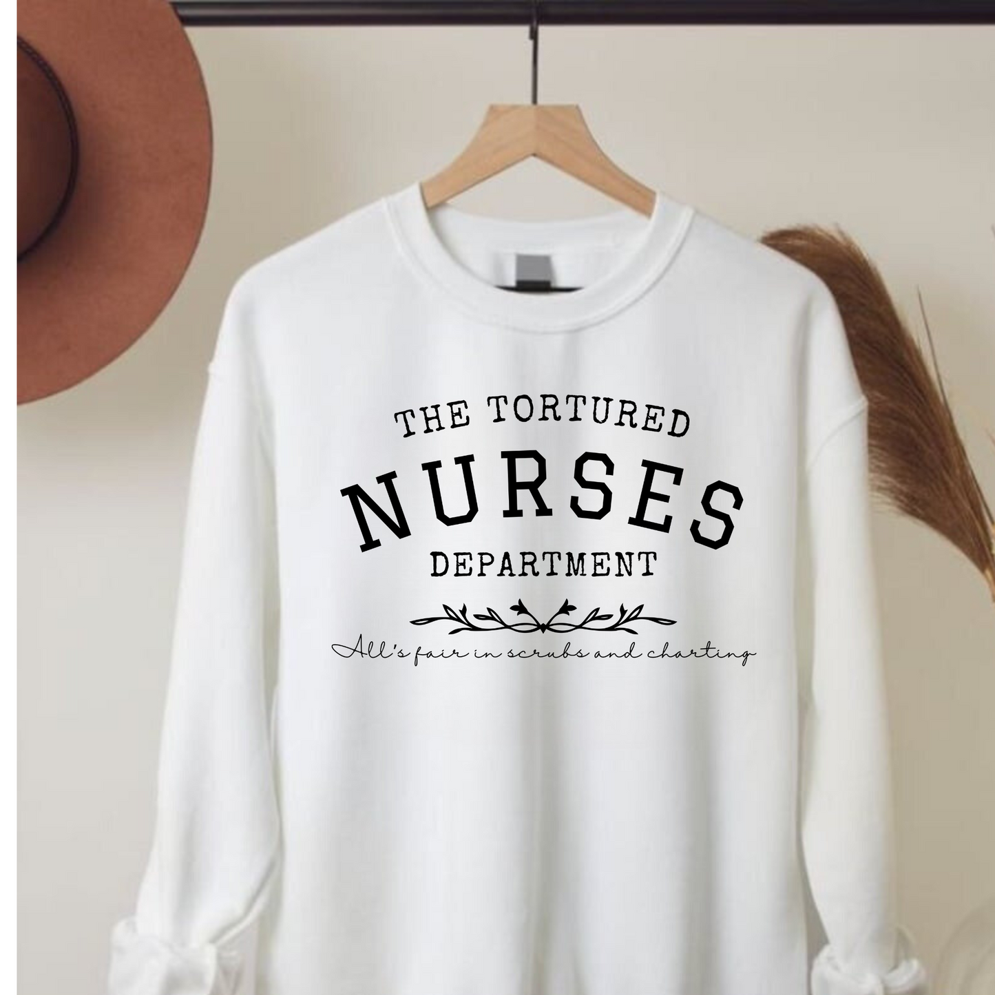 The Tortured Nurse Department Crewneck Sweatshirt