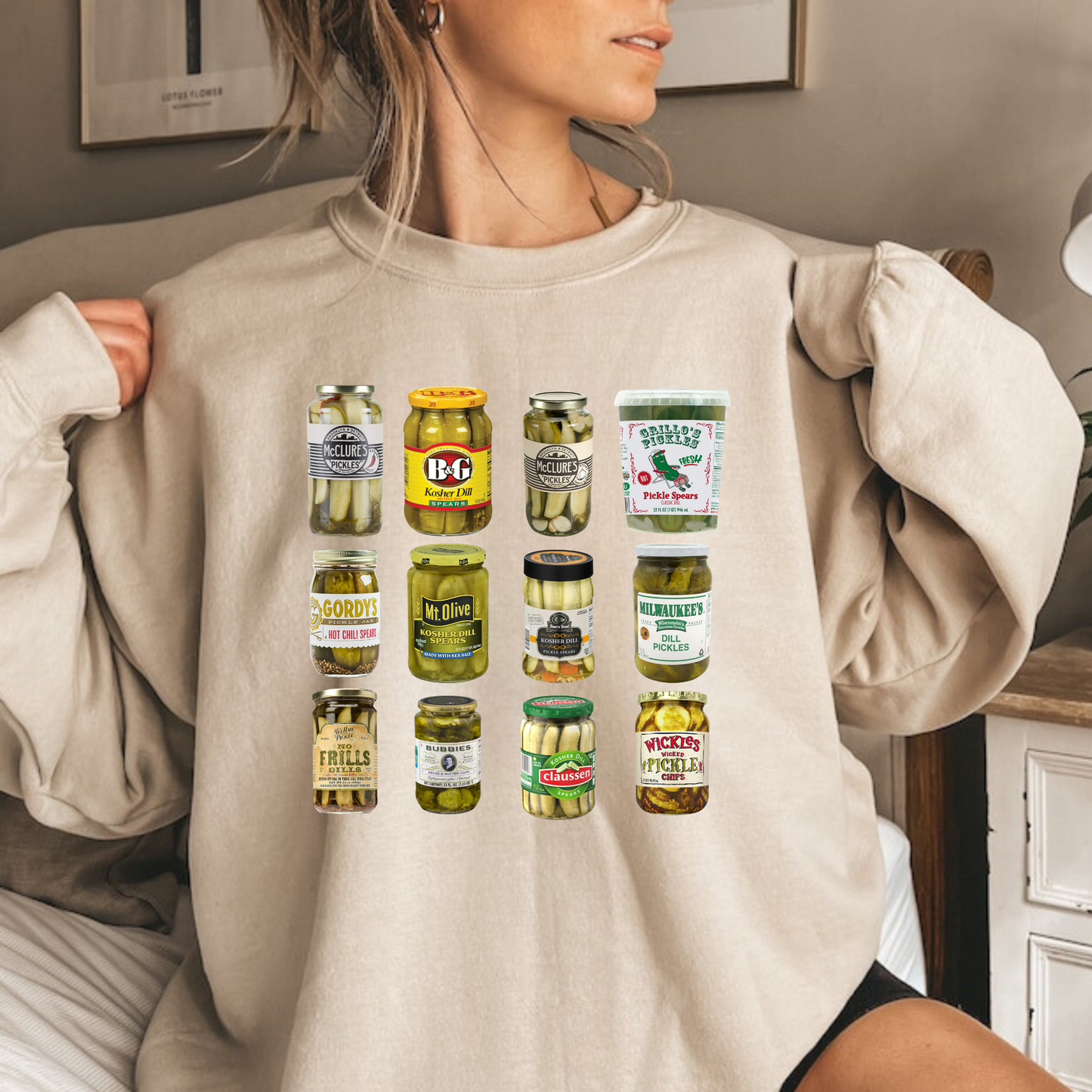 Vintage Pickle Sweatshirt | Pickle Jar Sweatshirt