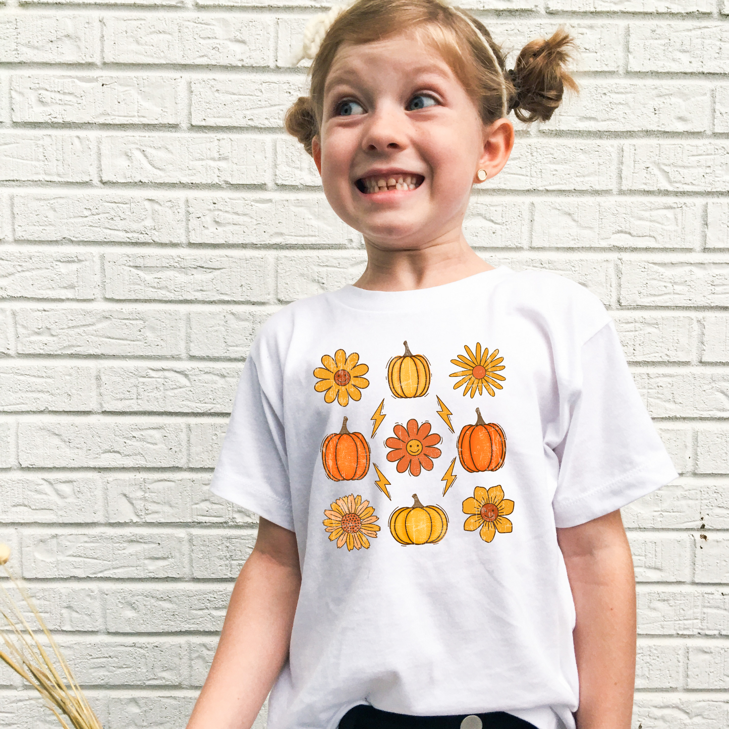 Retro fall shirt for kids.