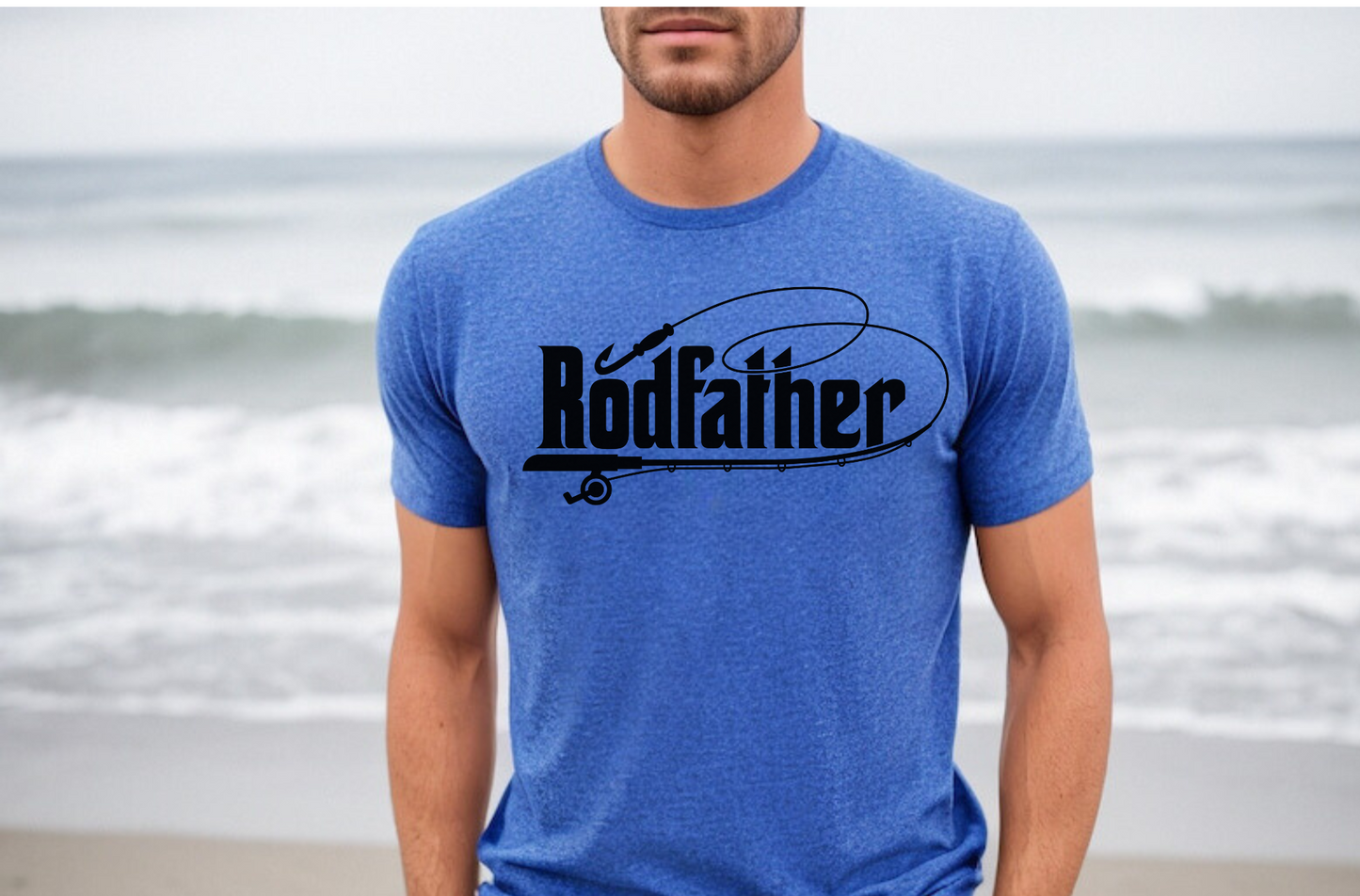 The Rodfather Fishing Shirt | Funny Fishing Shirt | Father's Day Shirt | Gift for Dad