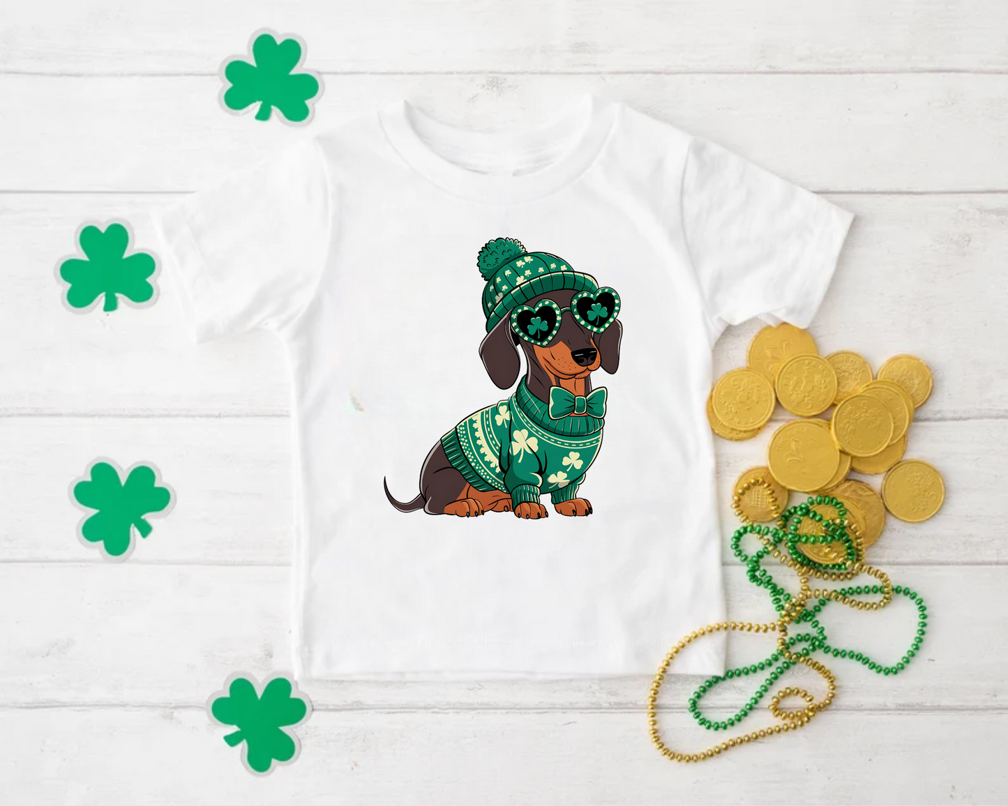 St. Patrick's Day Dog Shirt for Kids