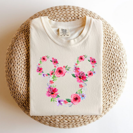 Flower Wreath Mouse Shirt