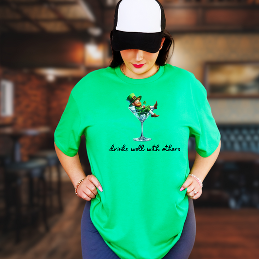 Drinks Well With Others St. Patrick's Day Shirt