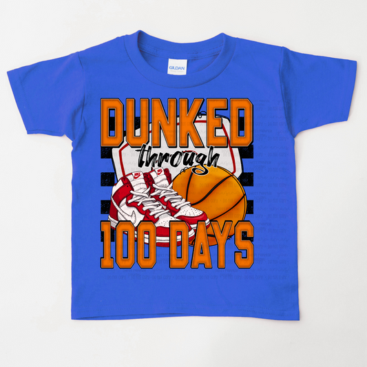 100 days of school basketball shirt