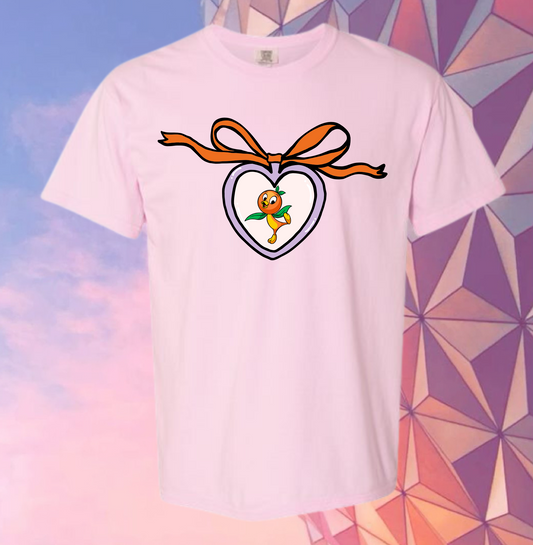 Orange Bird Locket Shirt