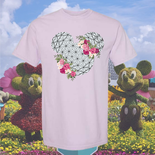 Flower Garden Mouse Shirt