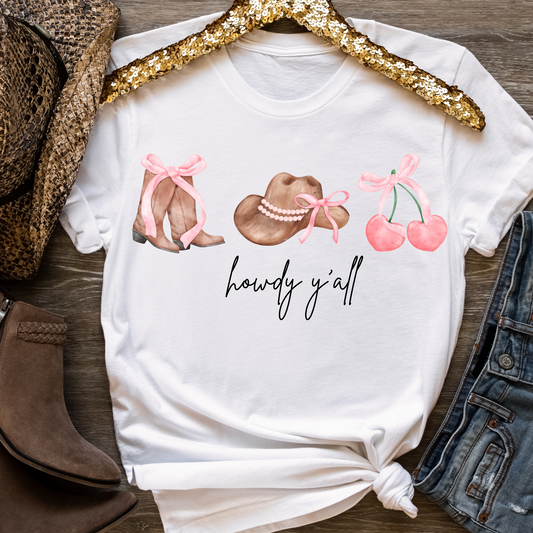 Coquette Cowgirl Shirt | Howdy Y'all