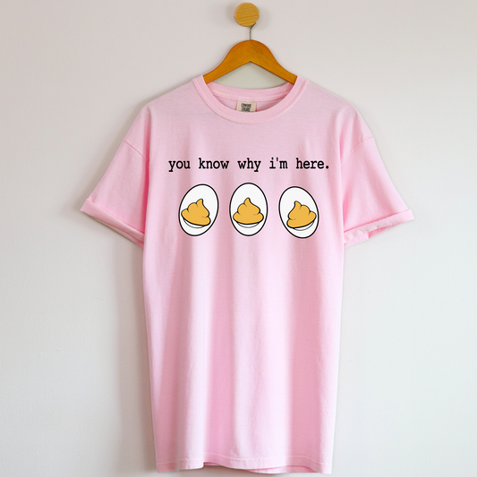 You Know Why I'm Here | Easter Shirt for Women