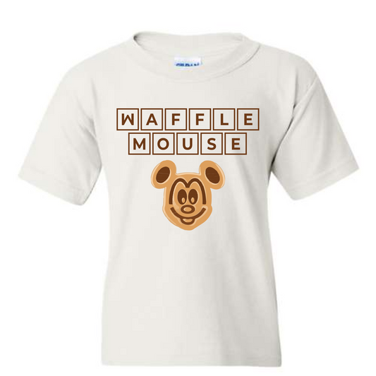 Waffle Mouse Shirt for Kids