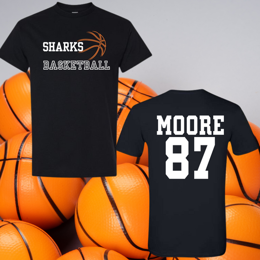 PERSONALIZED Smith Basketball Design 14 - FRONT & BACK/SLEEVE