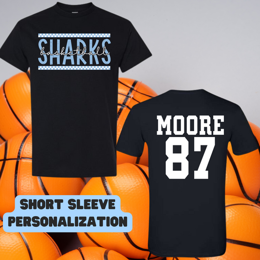 PERSONALIZED Smith Basketball Design 13 - FRONT & BACK/SLEEVE