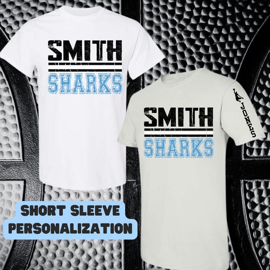 PERSONALIZED Smith Basketball Design 12 - FRONT & BACK/SLEEVE