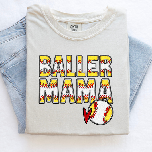 Baller Mama | Baseball & Softball Mama Shirt