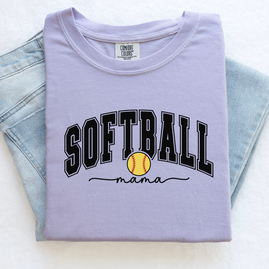 Cute Softball Mama Shirt