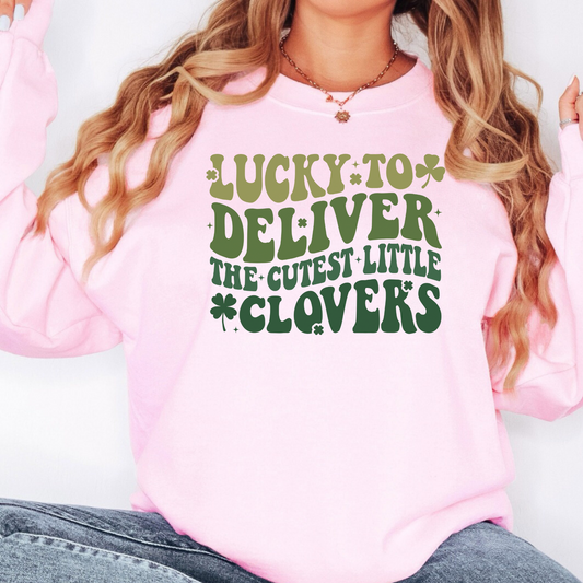 St. Patrick's Day Labor & Delivery Nurse Crewneck