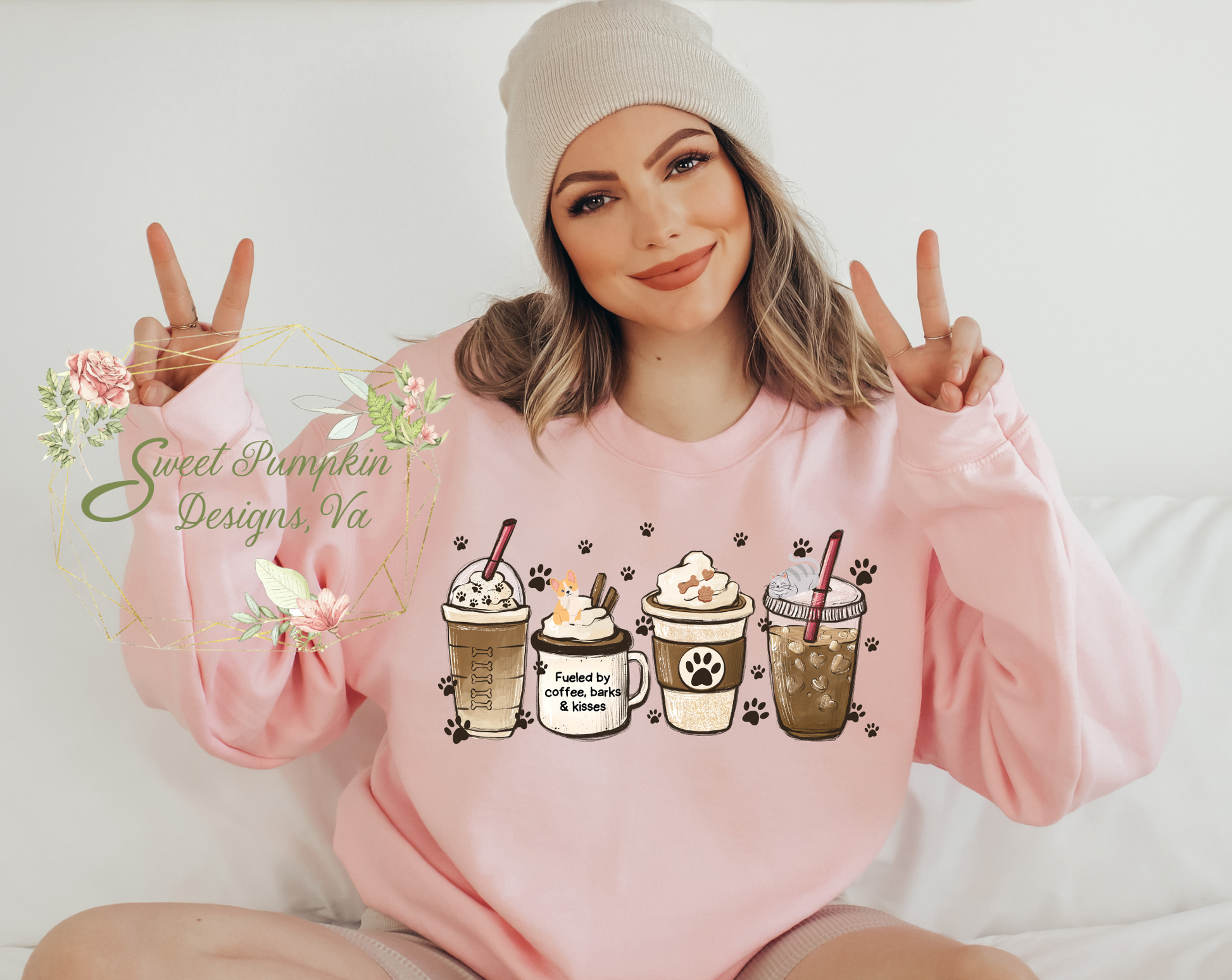 Vet Coffee Crewneck Sweatshirt for Women