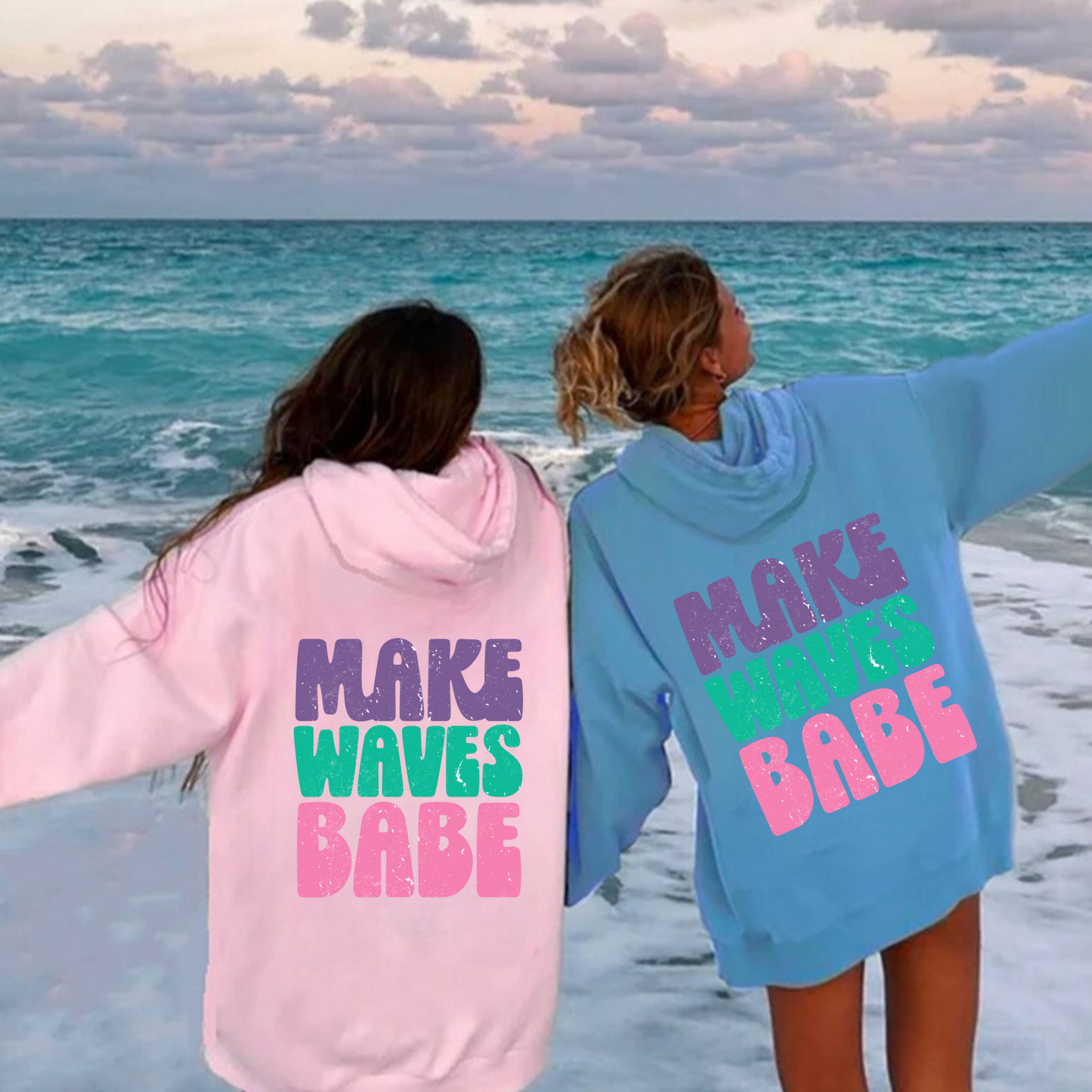 Make Waves Babe Hoodie