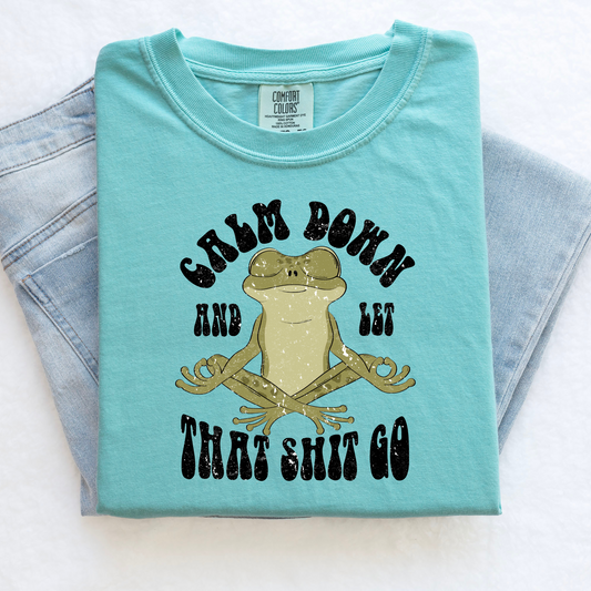 Calm Down Frog Shirt