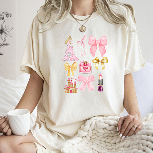 Coquette Sleeping Princess Bow Shirt