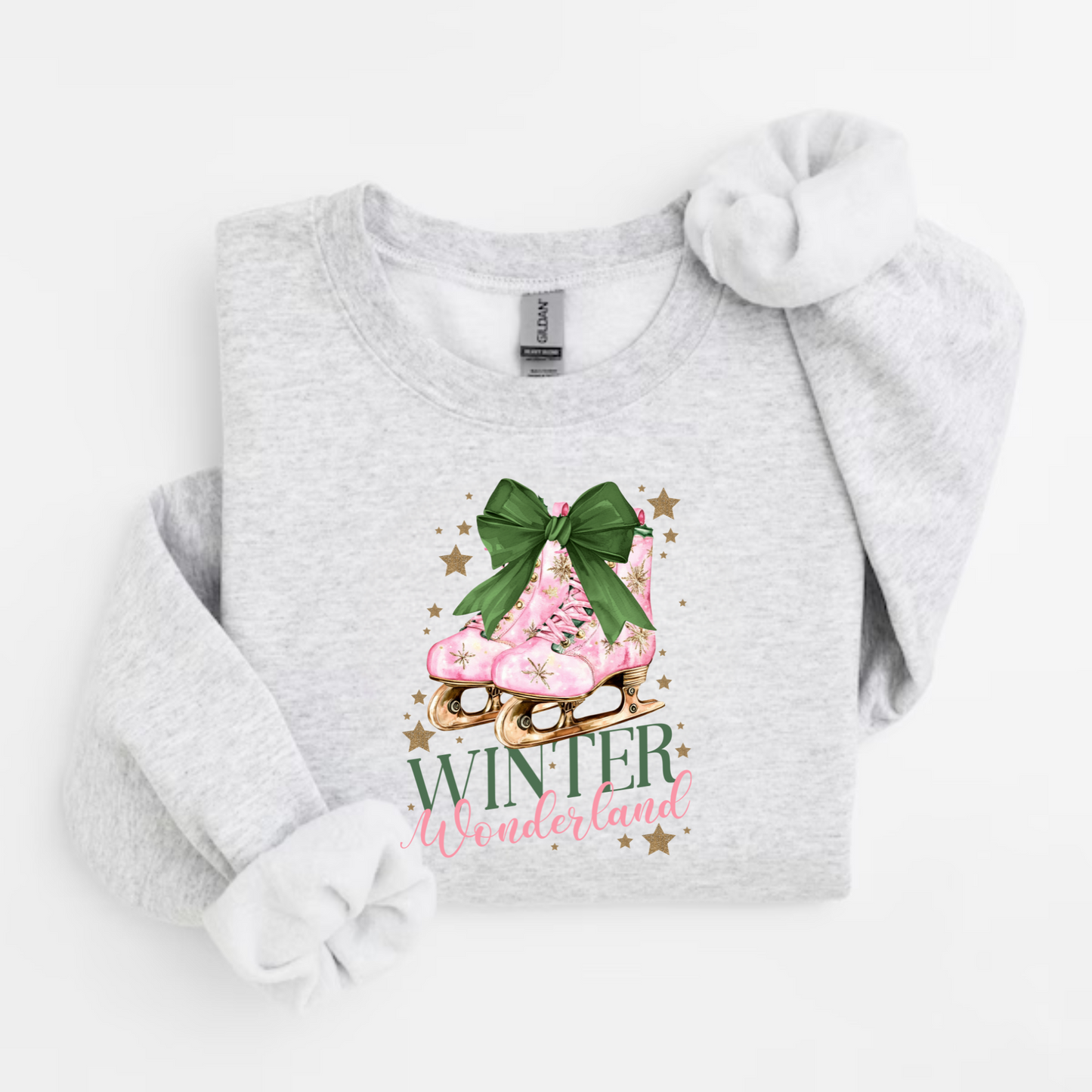 Winter Wonderland Coquette Christmas Crewneck Sweatshirt