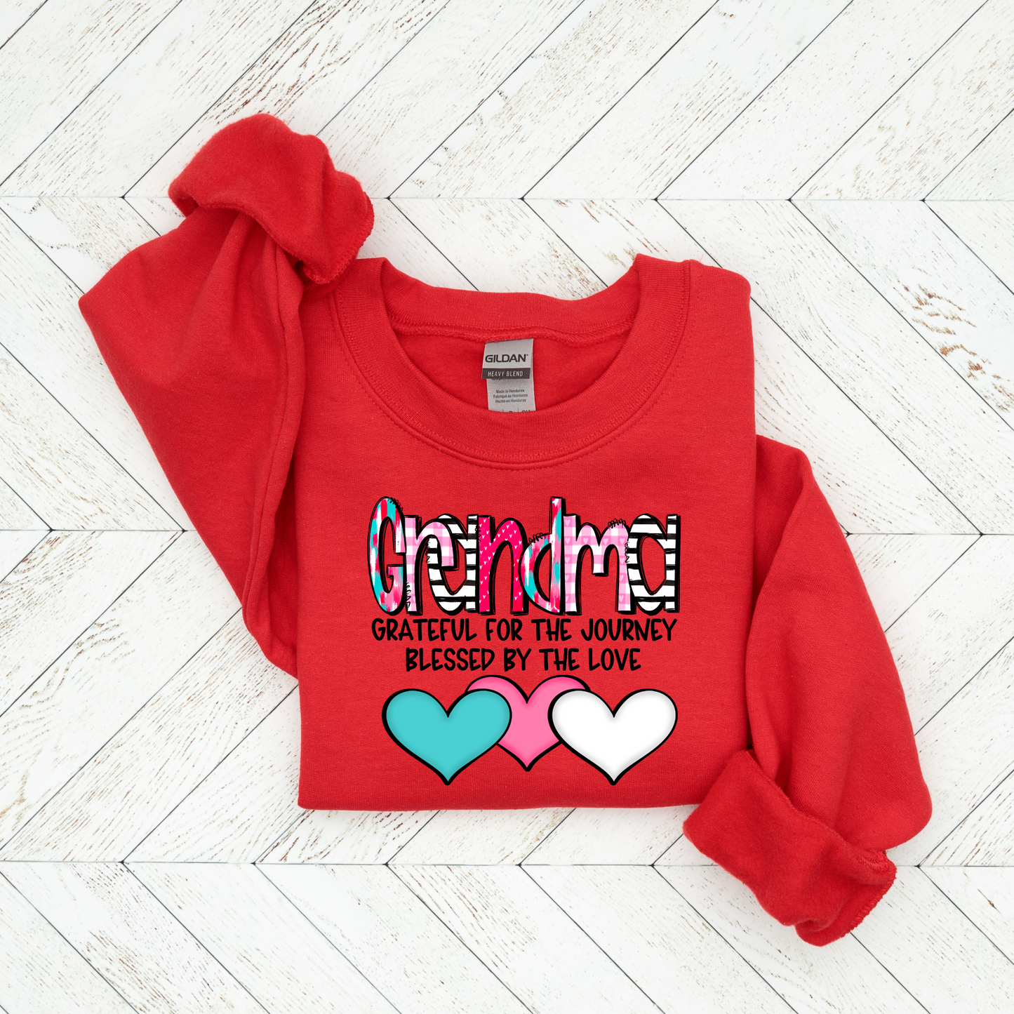 Valentine's Day Grandma Crewneck Sweatshirt