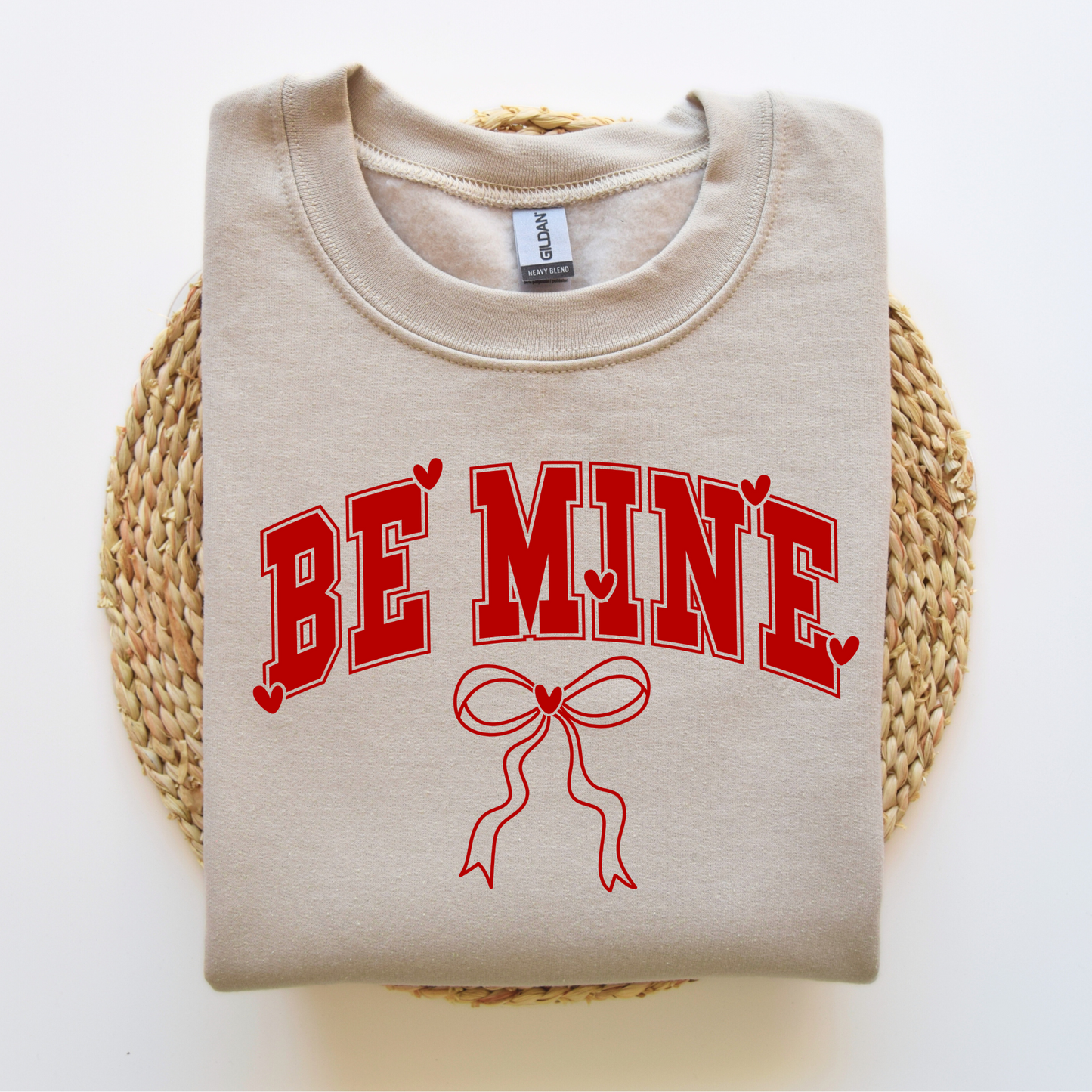 Be Mine Valentine's Day Bow Sweatshirt