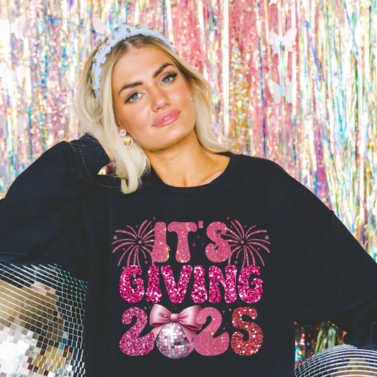 It's Giving 2025 | New Year's Crewneck Sweatshirt