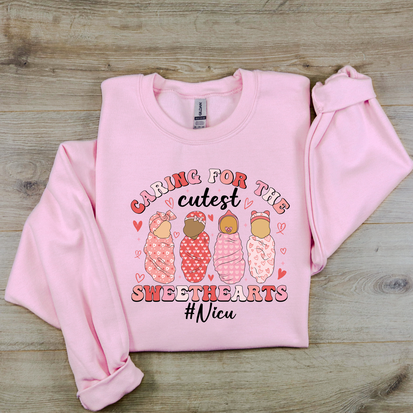 NICU Nurse Valentine's Day Sweatshirt