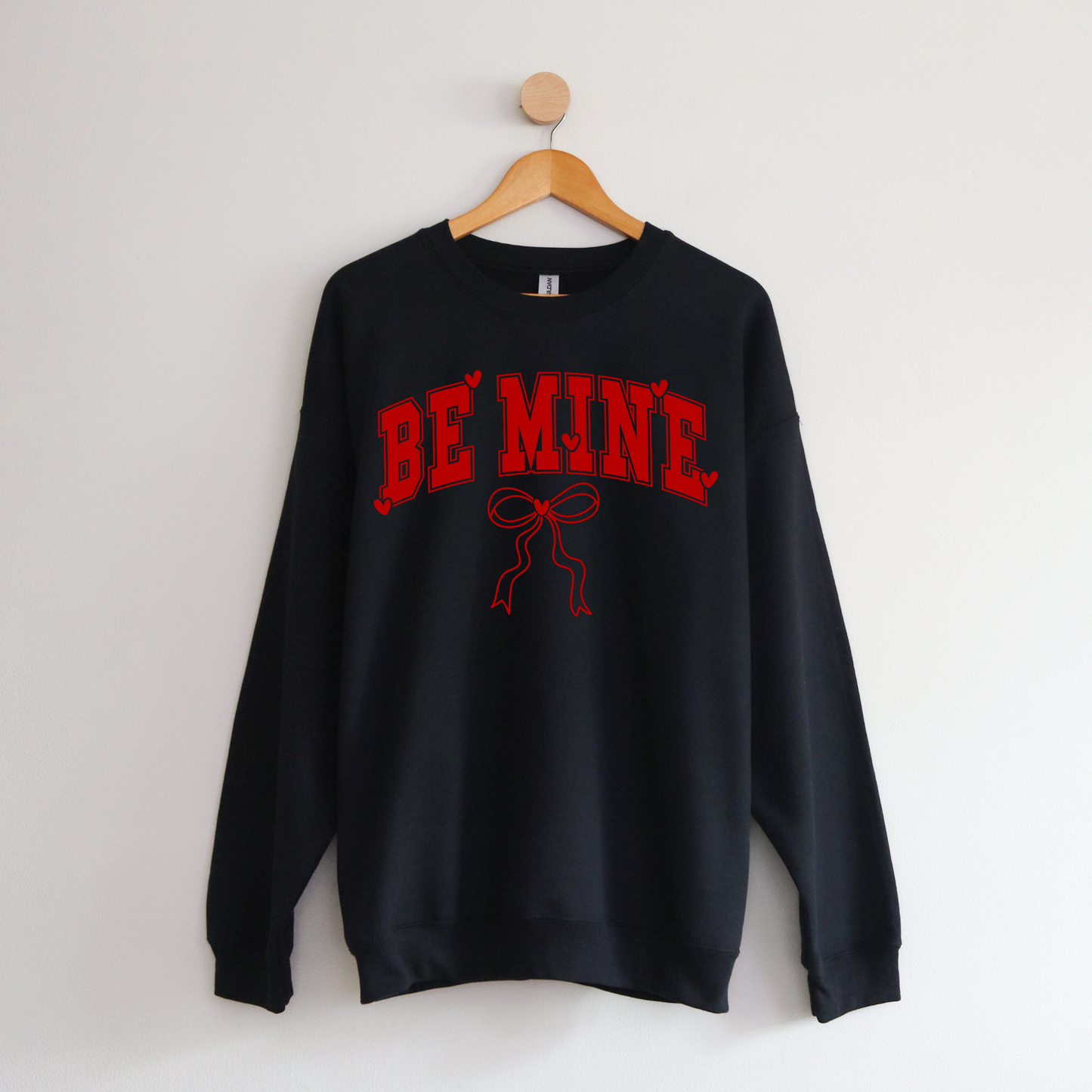 Be Mine Valentine's Day Bow Sweatshirt