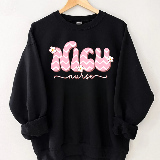 NICU nurse crewneck sweatshirt